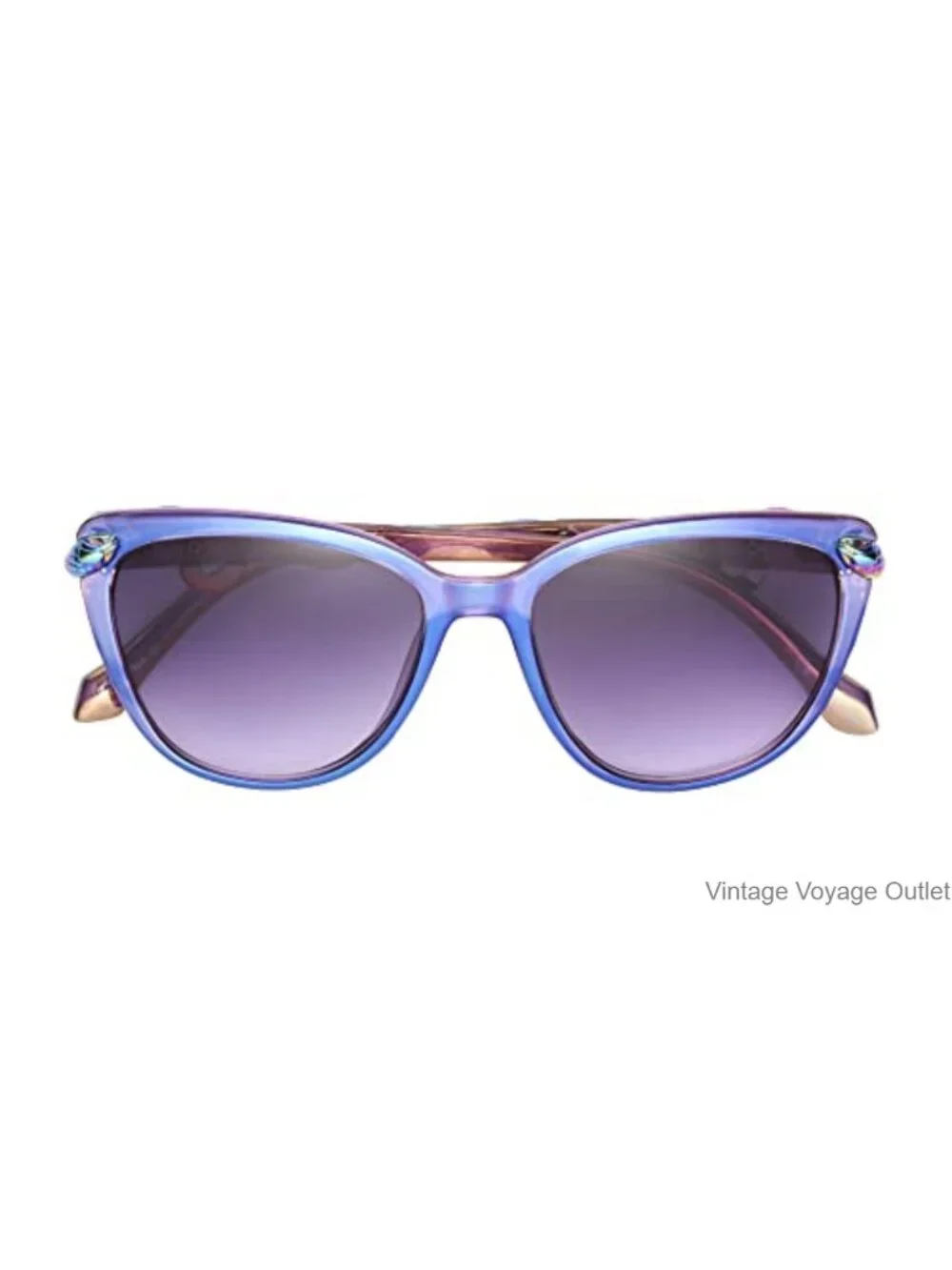 Cat Eye Sunglasses Non-Polarized UV Protection Plastic Frame